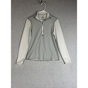 Patagonia Pullover Womens M Mid weight Polartec 1/4 Zip Striped C3